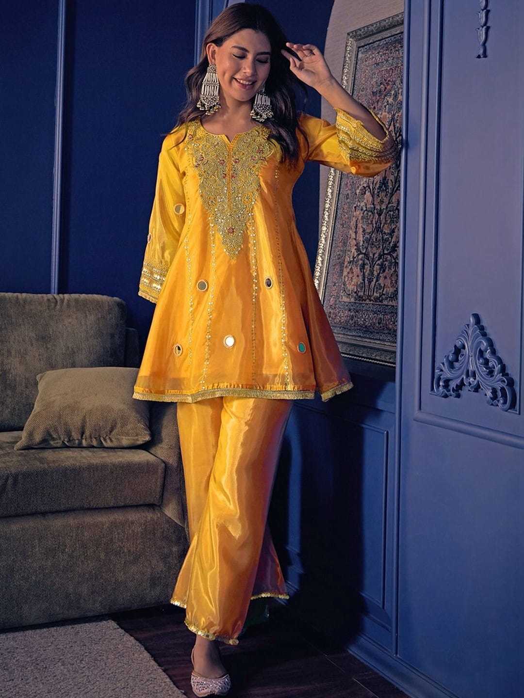 YNF Wholesale Pure Silk Short Kurtis KESH529 JELINA | Surat Manufacturer