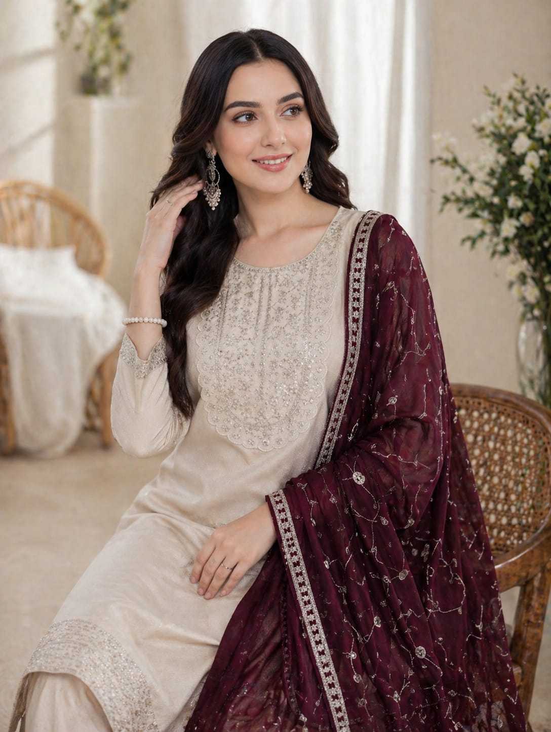 YNF Wholesale Vichitra Silk Party Wear Kurtis KESH529 PANACHE | Surat Manufacturer