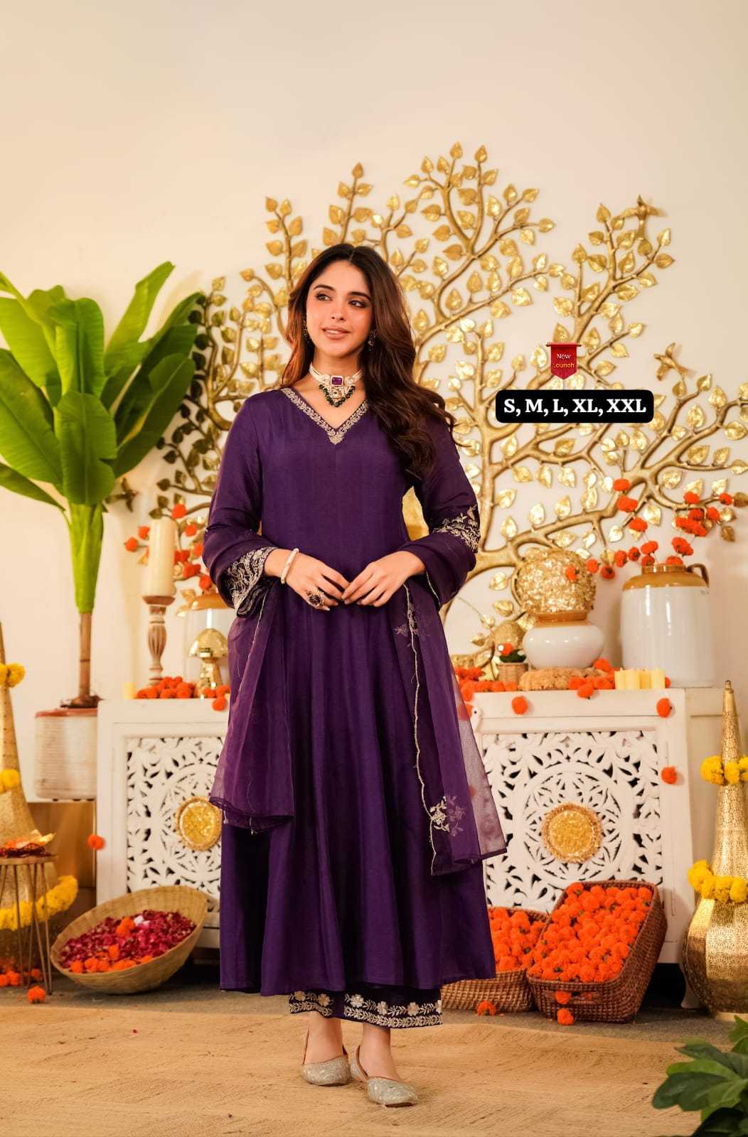 YNF Wholesale Viscose Chanderi Designer Kurtis KESH536 Ayushi | Surat Manufacturer