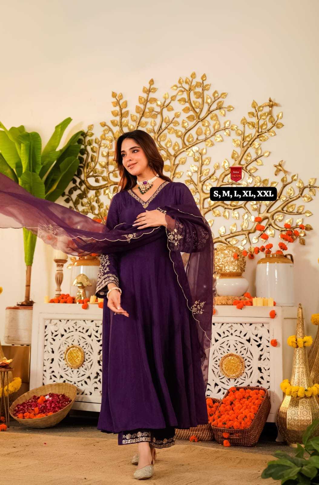 YNF Wholesale Viscose Chanderi Designer Kurtis KESH536 Ayushi | Surat Manufacturer