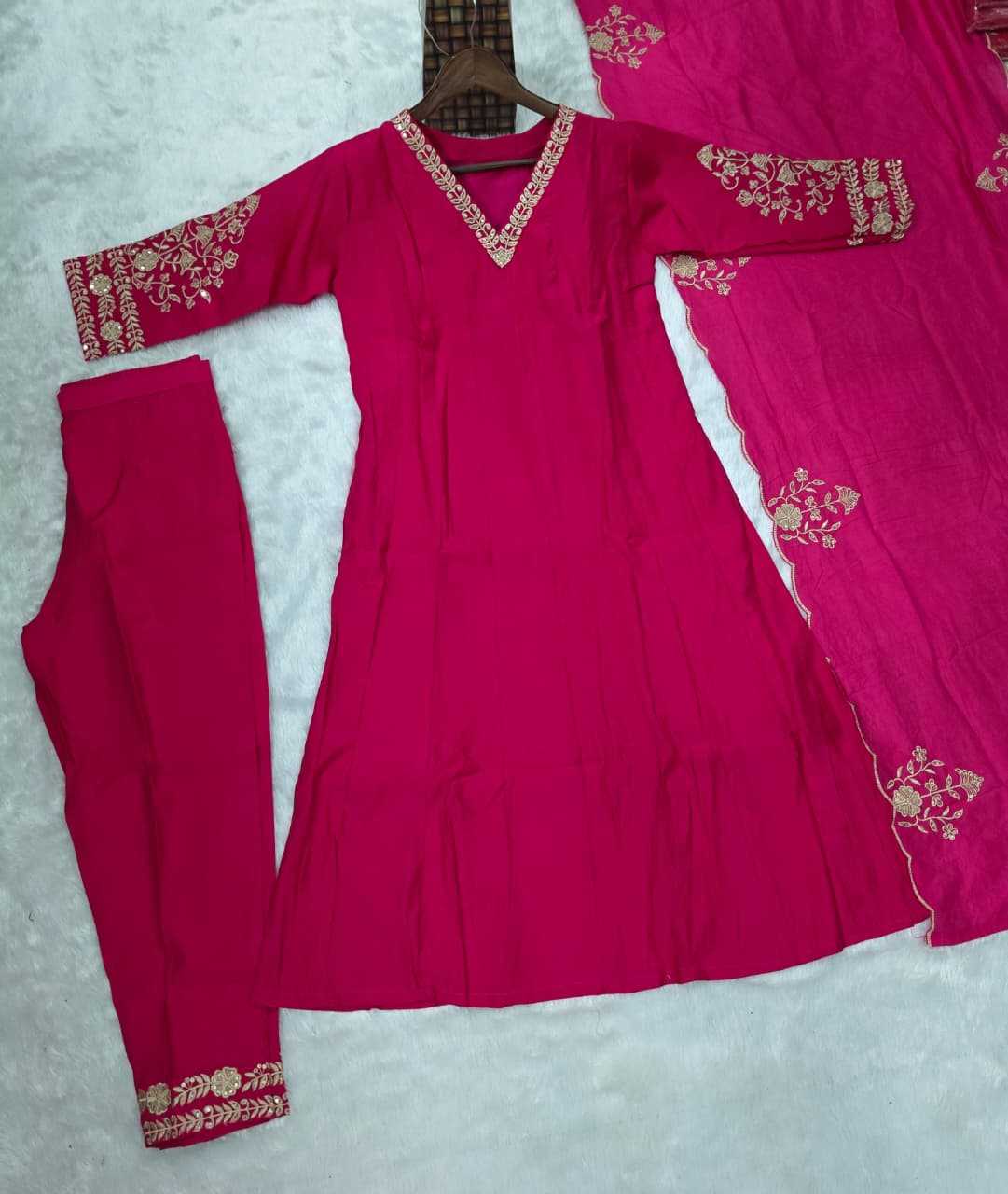 YNF Wholesale Viscose Chanderi Designer Kurtis KESH536 Ayushi | Surat Manufacturer