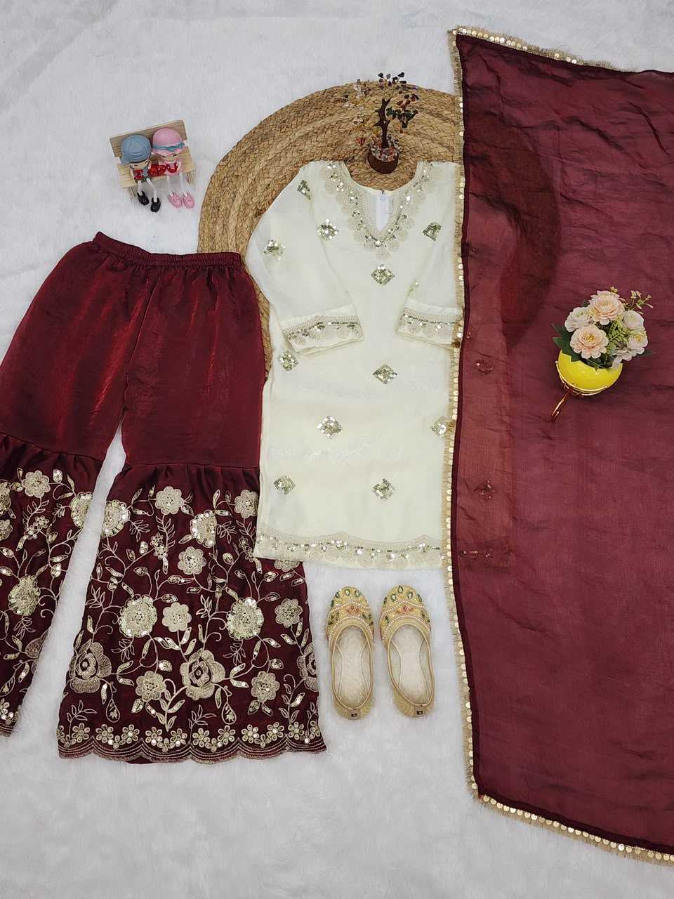 YNF Wholesale Premium Silk Kids Top & Pant KESH539 017 | Surat Manufacturer