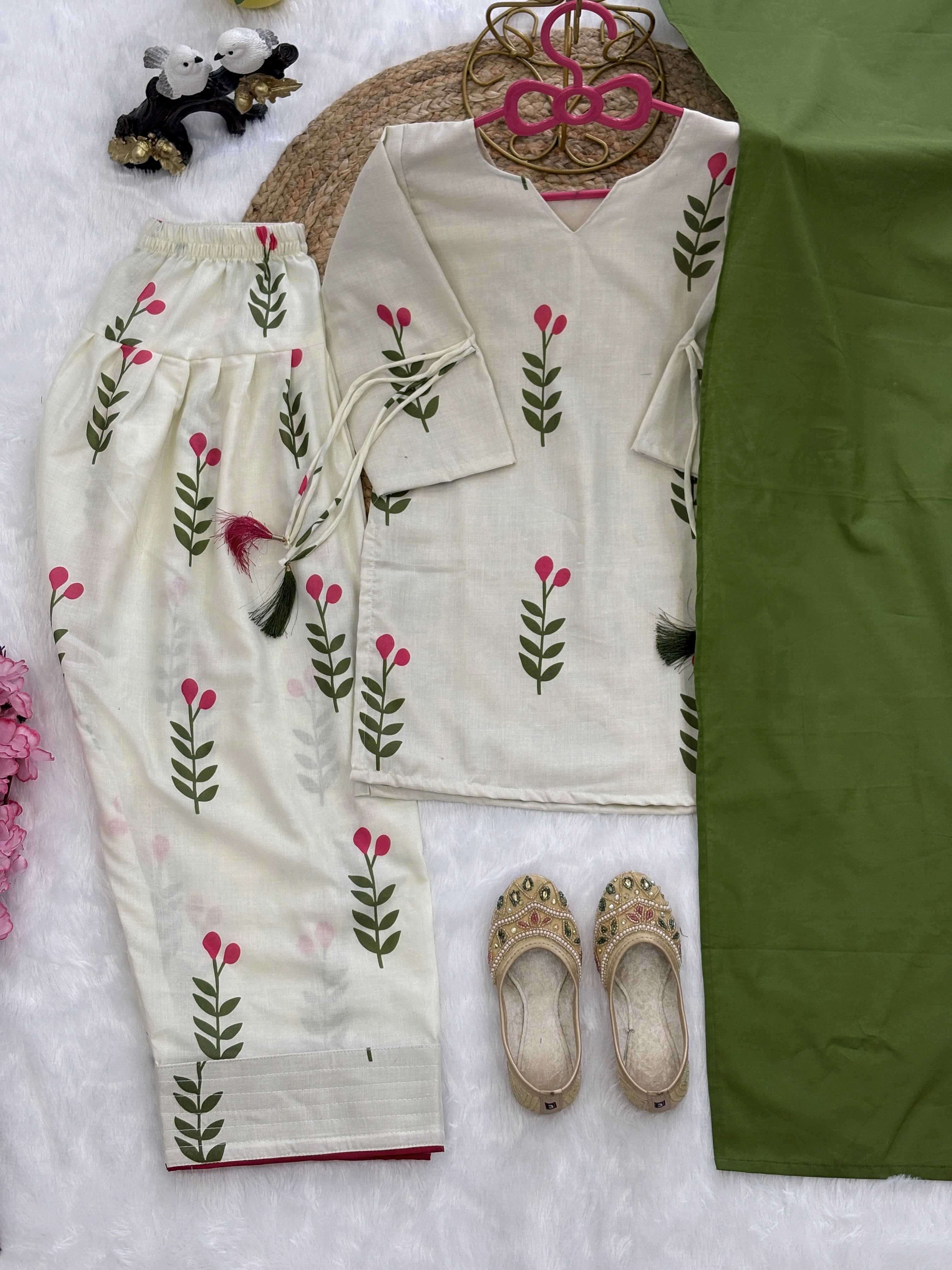 YNF Wholesale Cotton Kids Top & Pant KESH539 018 | Surat Manufacturer