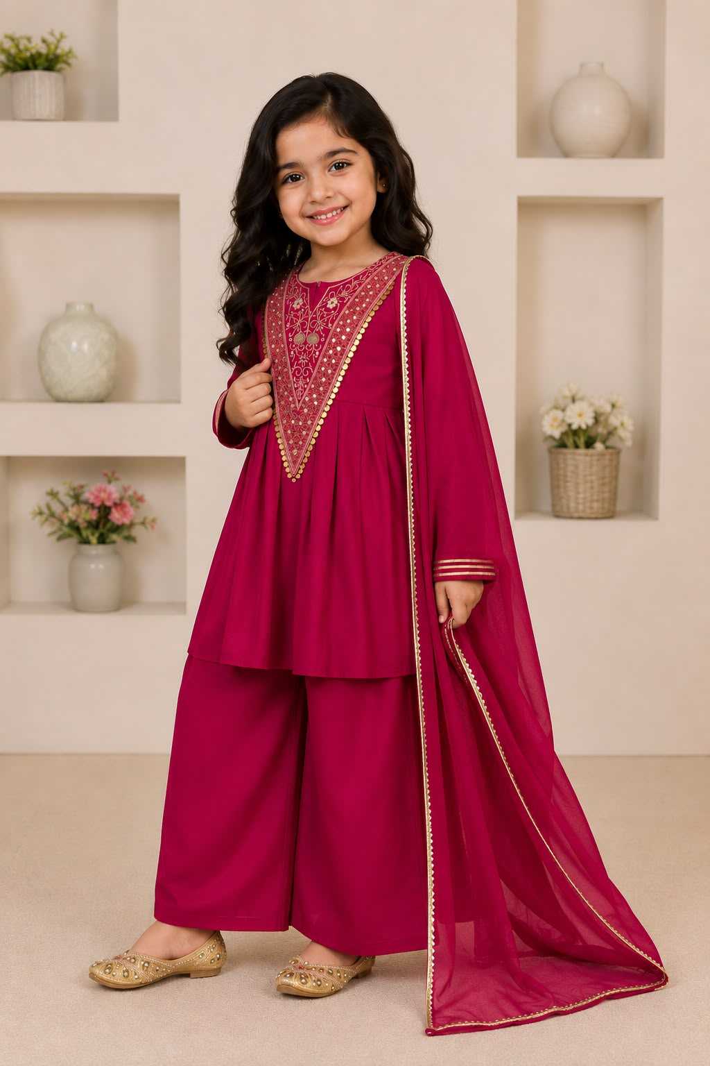 YNF Wholesale Japan Sartin Kids Top & Pant KESH539 021 | Surat Manufacturer
