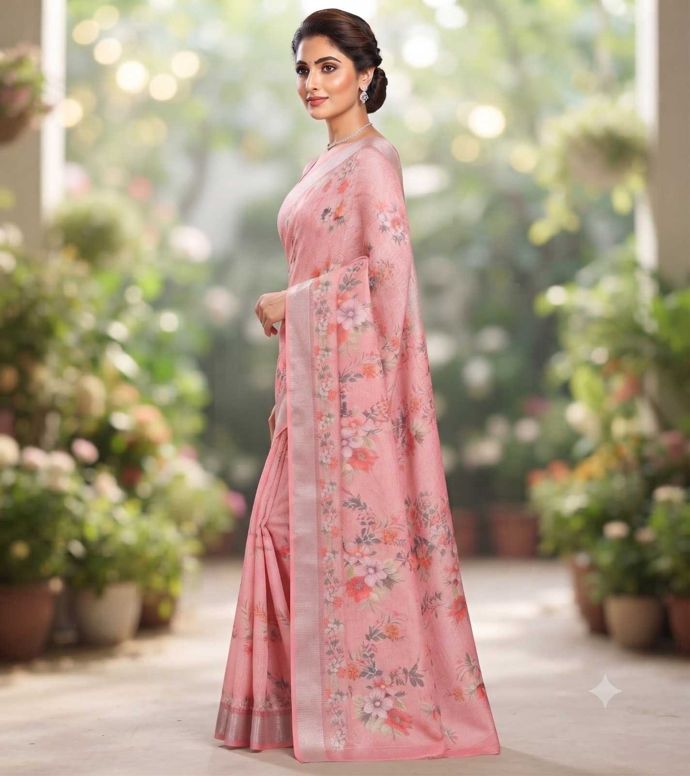 YNF Wholesale Cotton Fancy Sarees KESH553 Dhruvisha | Surat Manufacturer