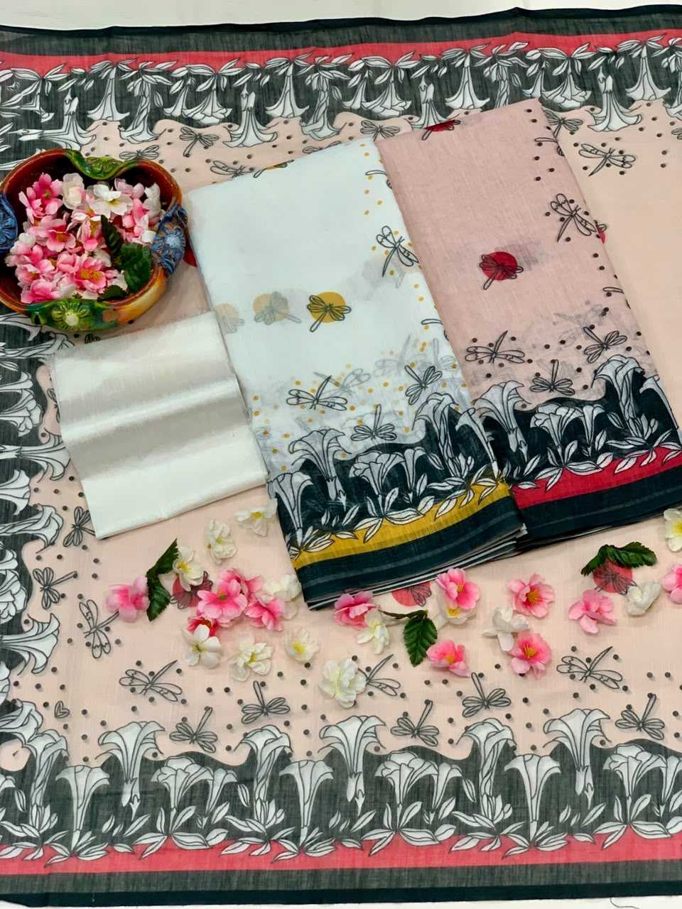 YNF Wholesale Cotton Printed Sarees KESH556 350 | Surat Manufacturer