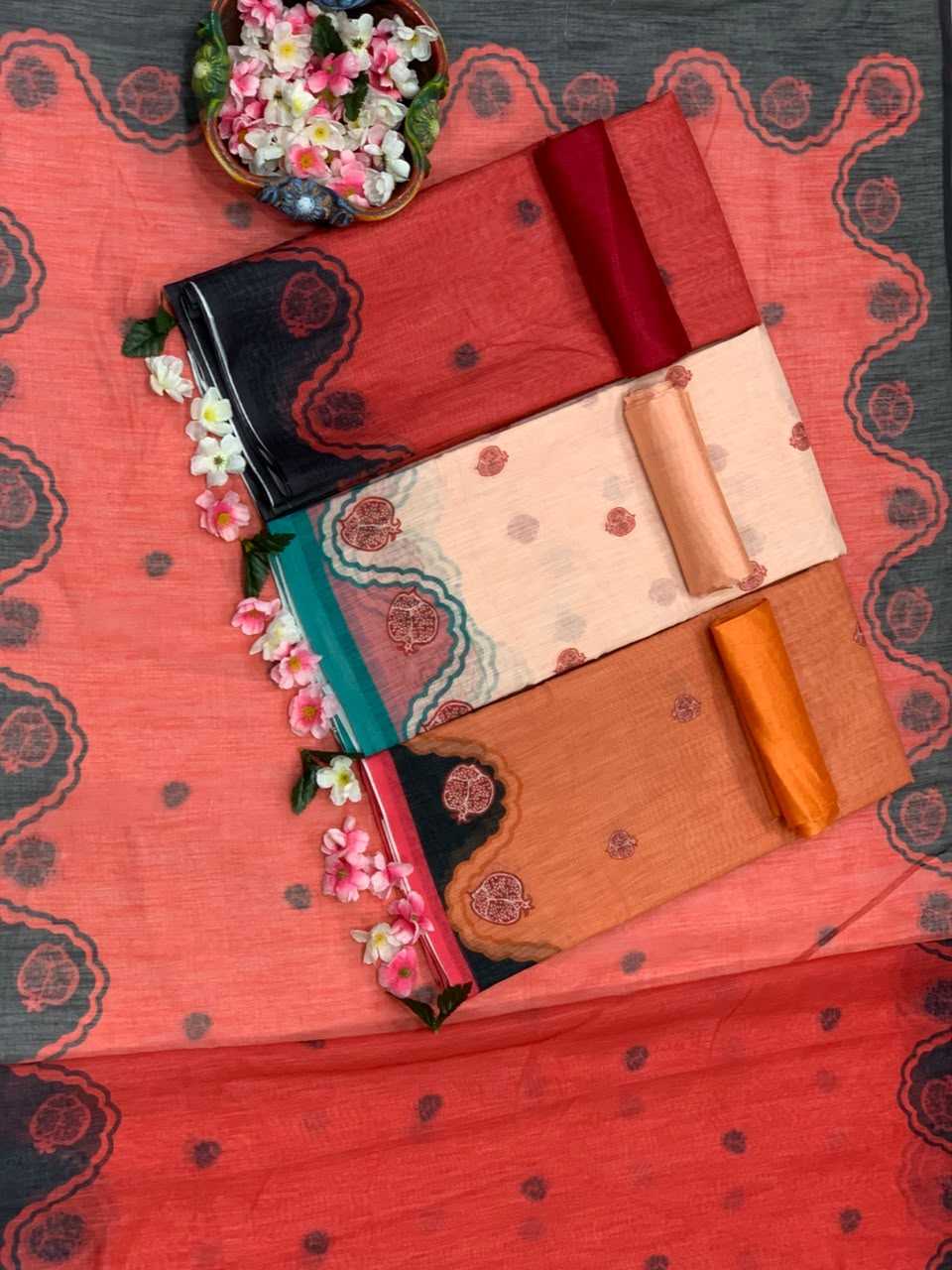 YNF Wholesale Cotton Printed Sarees KESH556 351 | Surat Manufacturer