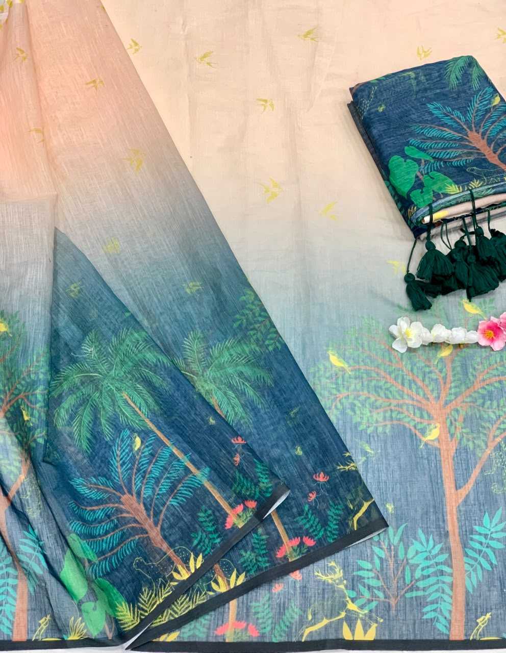 YNF Wholesale Cotton Printed Sarees KESH556 355 | Surat Manufacturer