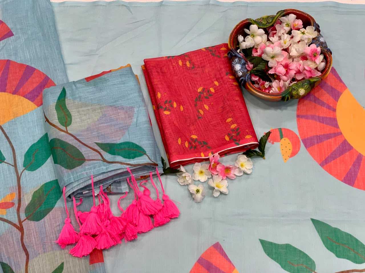 YNF Wholesale Cotton Printed Sarees KESH556 356 | Surat Manufacturer