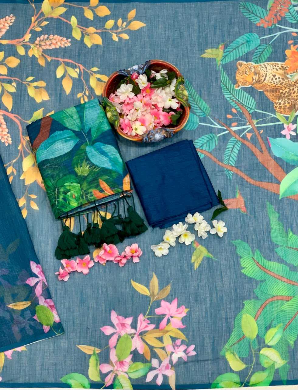 YNF Wholesale Cotton Printed Sarees KESH556 357 | Surat Manufacturer