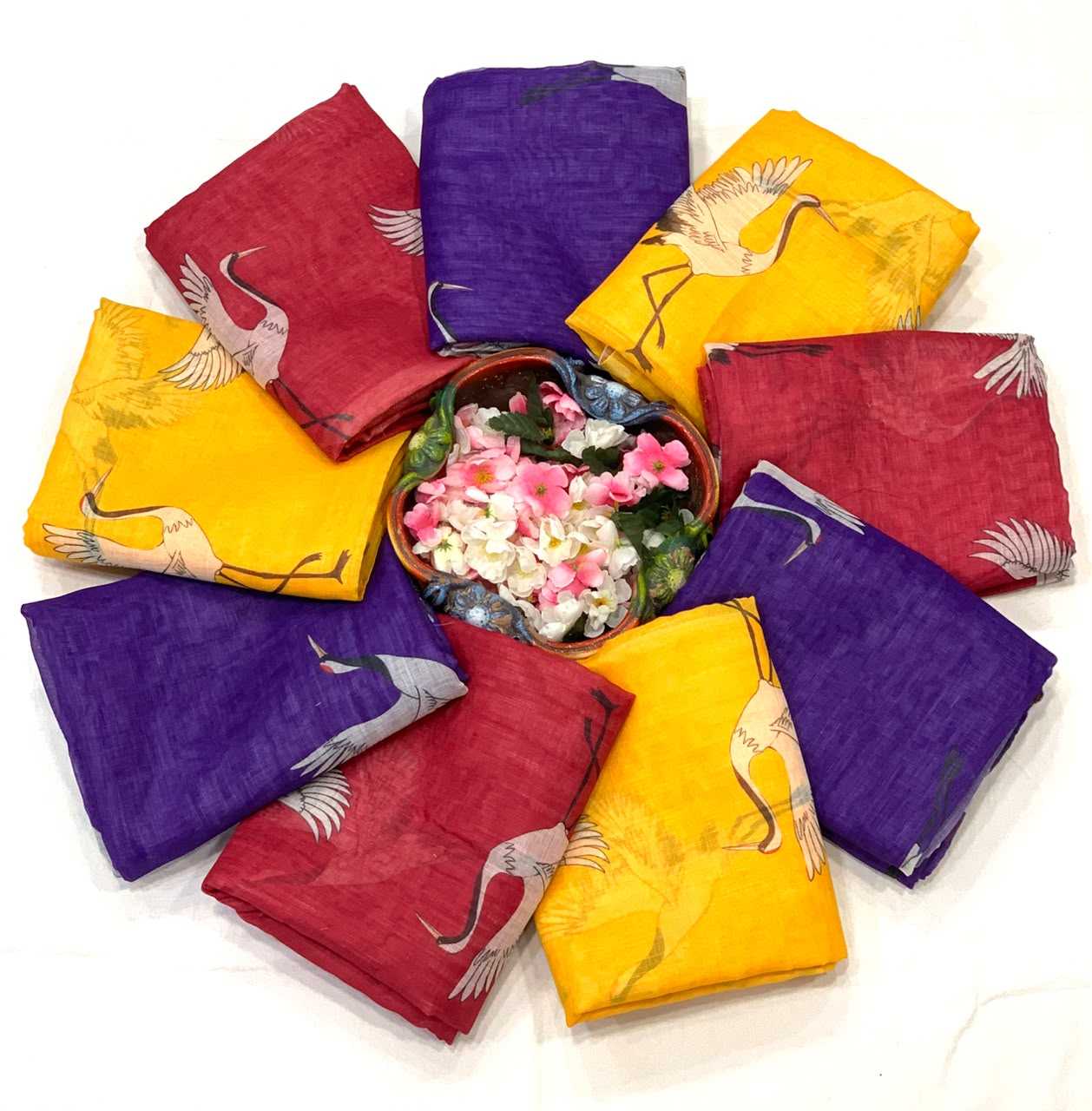 YNF Wholesale Cotton Printed Sarees KESH556 381 | Surat Manufacturer