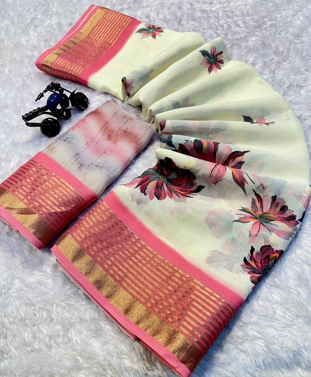 YNF Wholesale Premium Georgette Designer Sarees KESH574 Devina | Surat Manufacturer