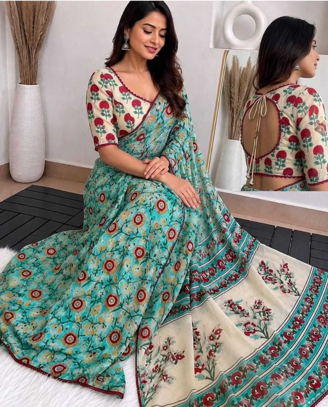 YNF Wholesale Premium Georgette Designer Sarees KESH574 Ekta | Surat Manufacturer