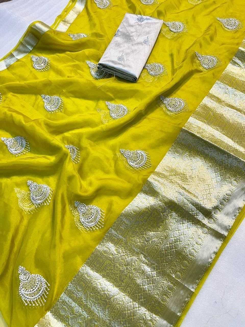 YNF Wholesale Jacquard Sequence Sarees KESH577 Avantika | Surat Manufacturer
