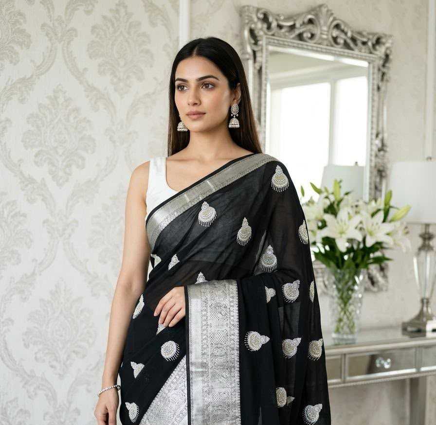 YNF Wholesale Jacquard Sequence Sarees KESH577 Avantika | Surat Manufacturer
