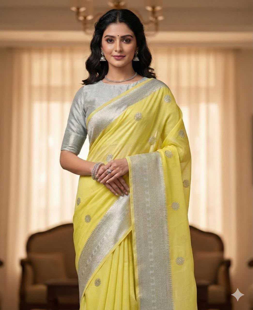 YNF Wholesale Jacquard Sequence Sarees KESH577 Avantika | Surat Manufacturer