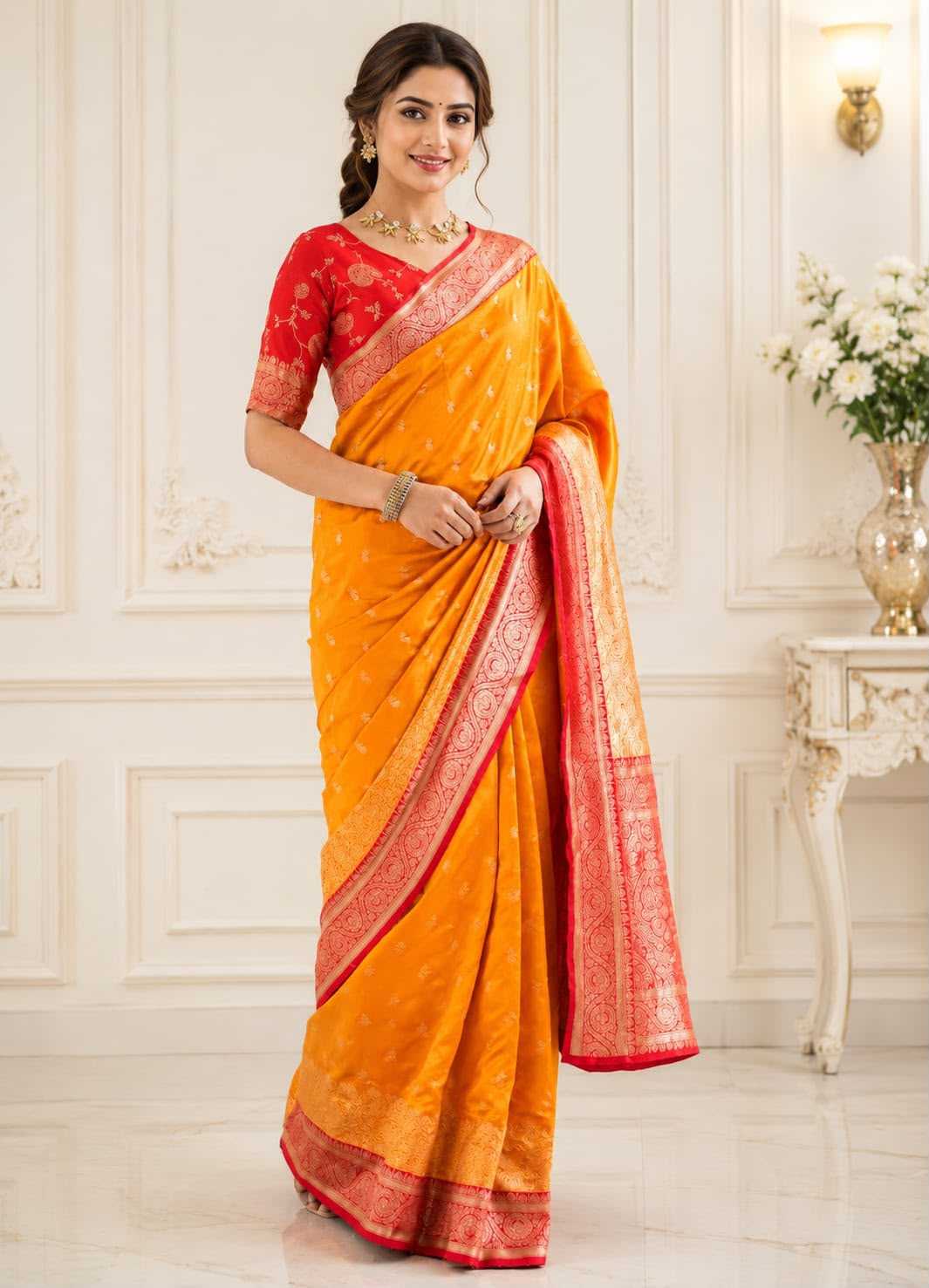 YNF Wholesale Lichi Silk Soft Silk Sarees KESH577 Brinda | Surat Manufacturer