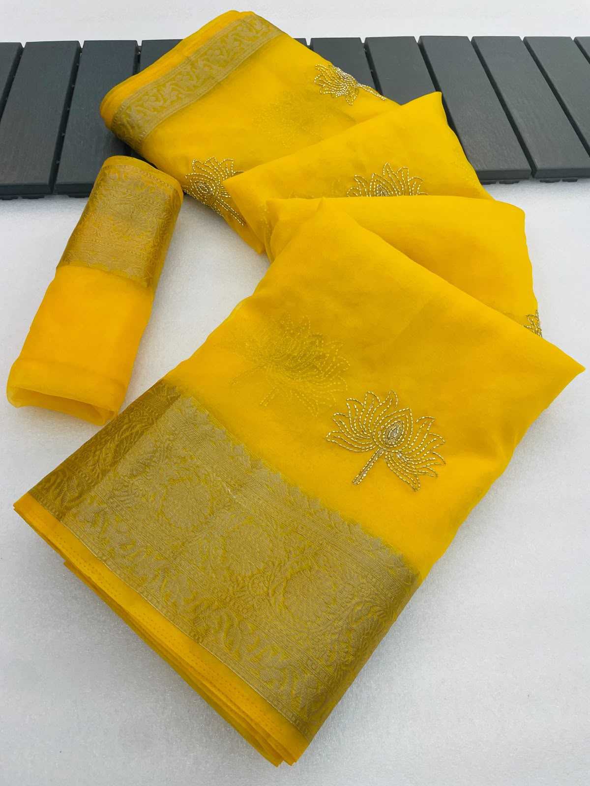 YNF Wholesale Jacquard Sequence Sarees KESH577 Val Kamal | Surat Manufacturer