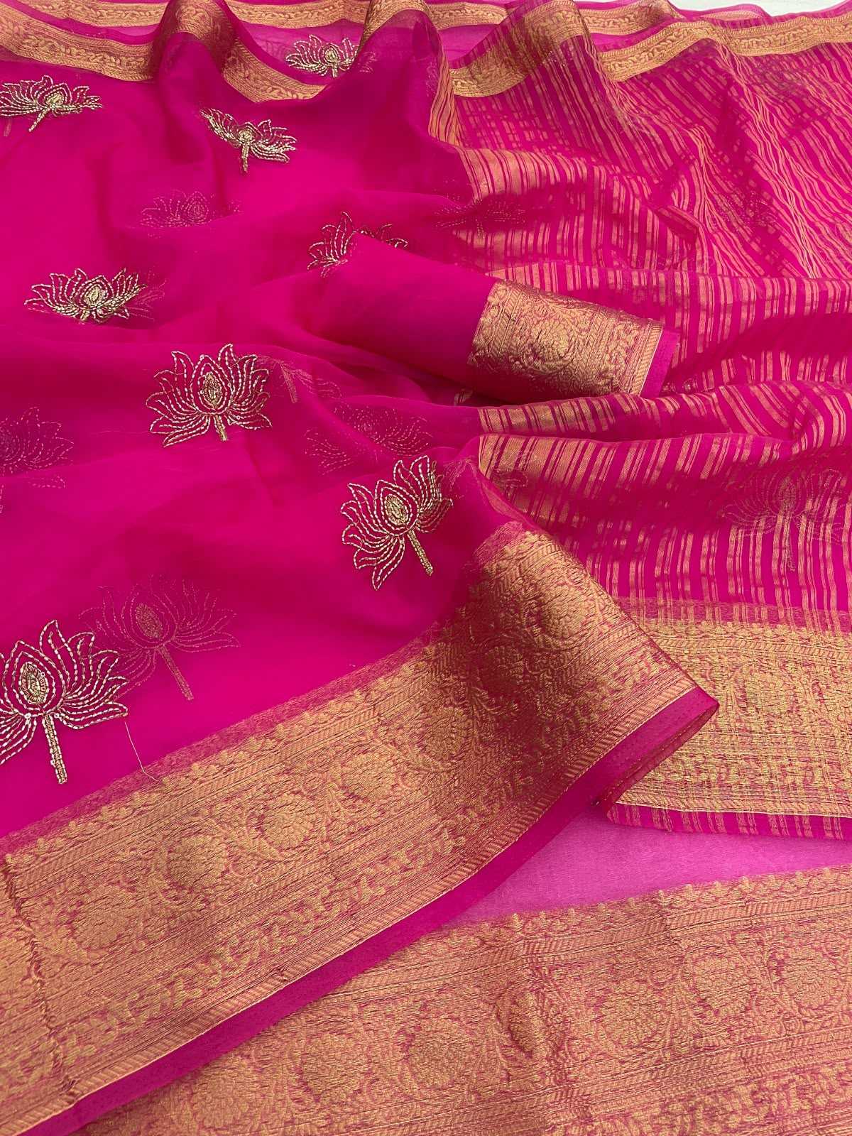 YNF Wholesale Jacquard Sequence Sarees KESH577 Val Kamal | Surat Manufacturer