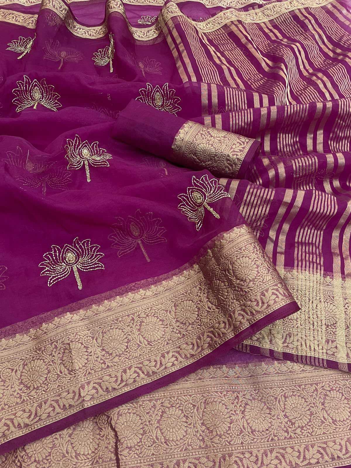 YNF Wholesale Jacquard Sequence Sarees KESH577 Val Kamal | Surat Manufacturer