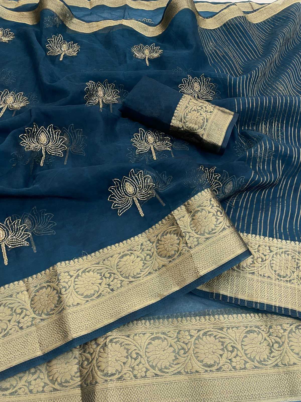 YNF Wholesale Jacquard Sequence Sarees KESH577 Val Kamal | Surat Manufacturer
