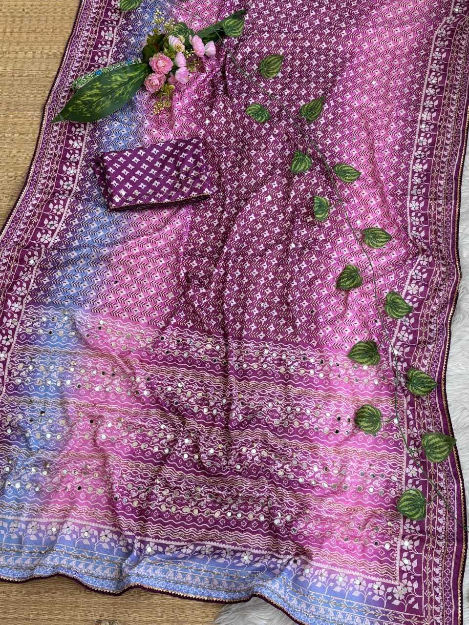 YNF Wholesale Chinon Silk Designer Sarees KESH589 ARYA | Surat Manufacturer