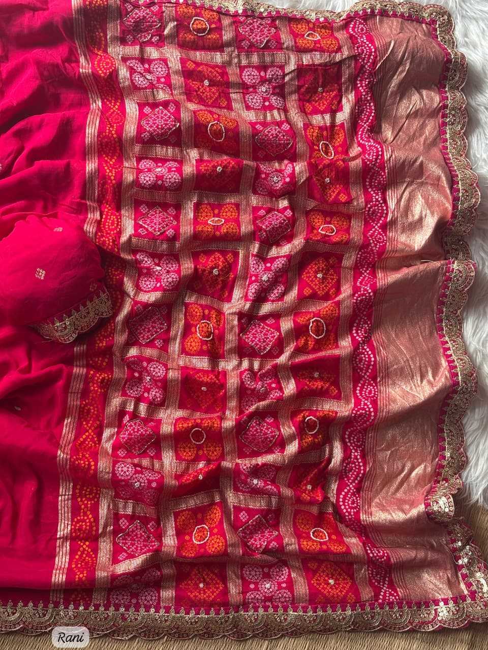 YNF Wholesale Viscose Georgette Sarees KESH589 Neelam | Surat Manufacturer