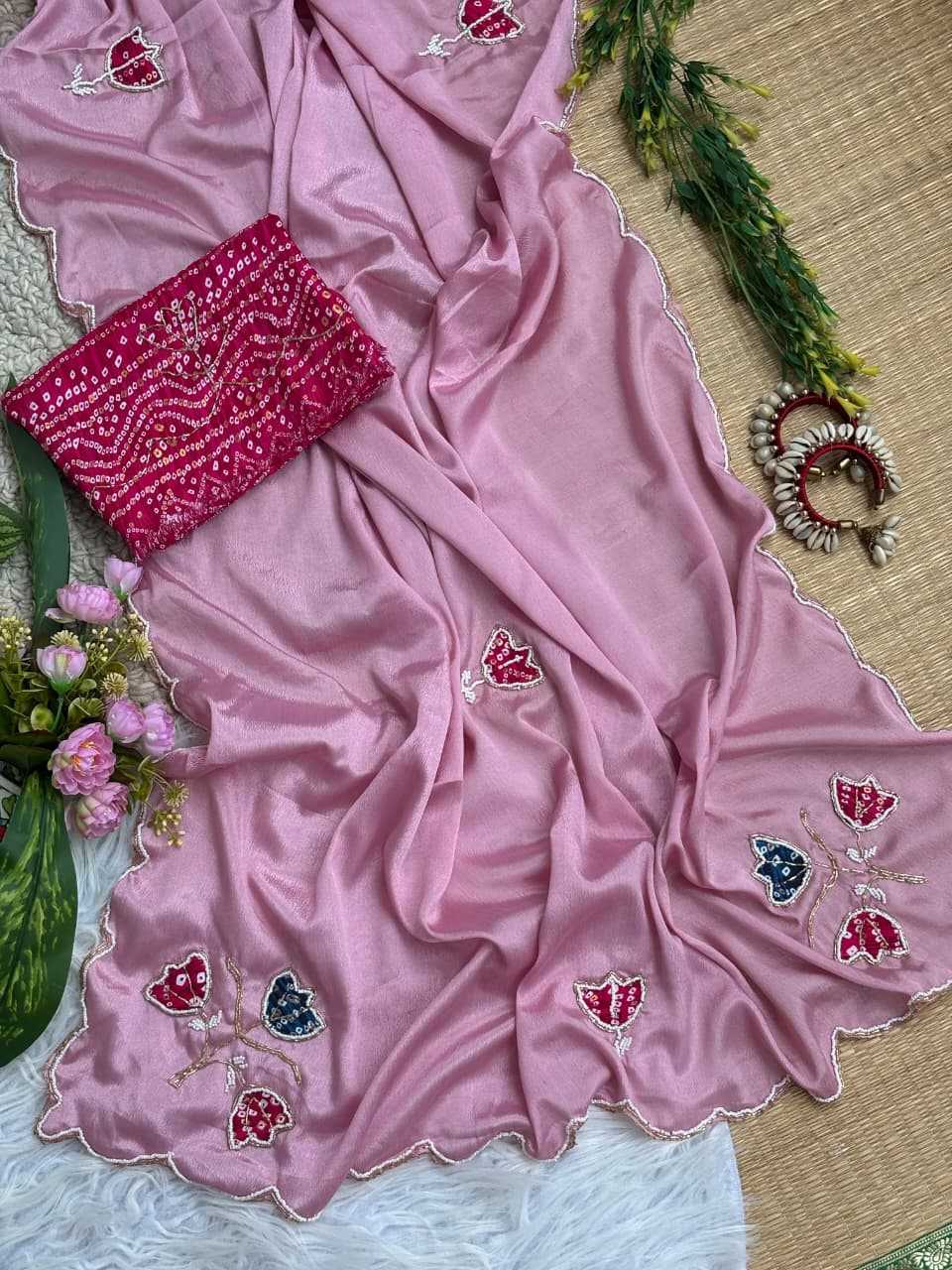 YNF Wholesale Chinon Silk Designer Sarees KESH589 Pankhi | Surat Manufacturer