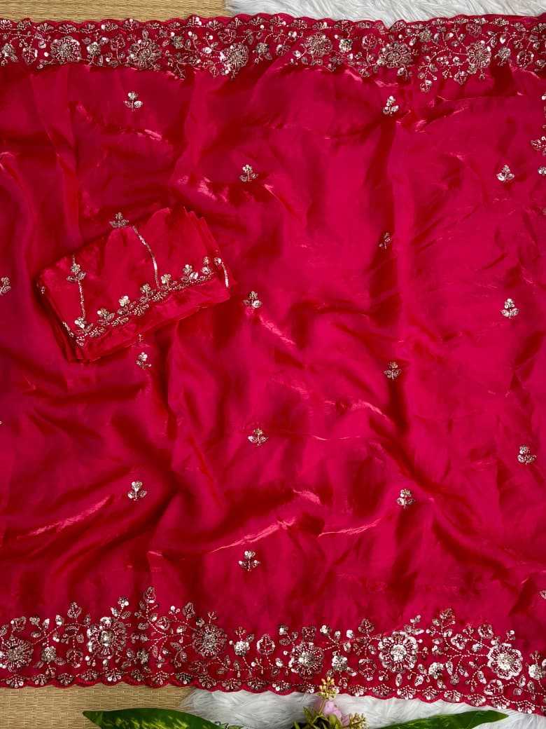 YNF Wholesale Georgette Printed Sarees KESH589 SAFFRON | Surat Manufacturer