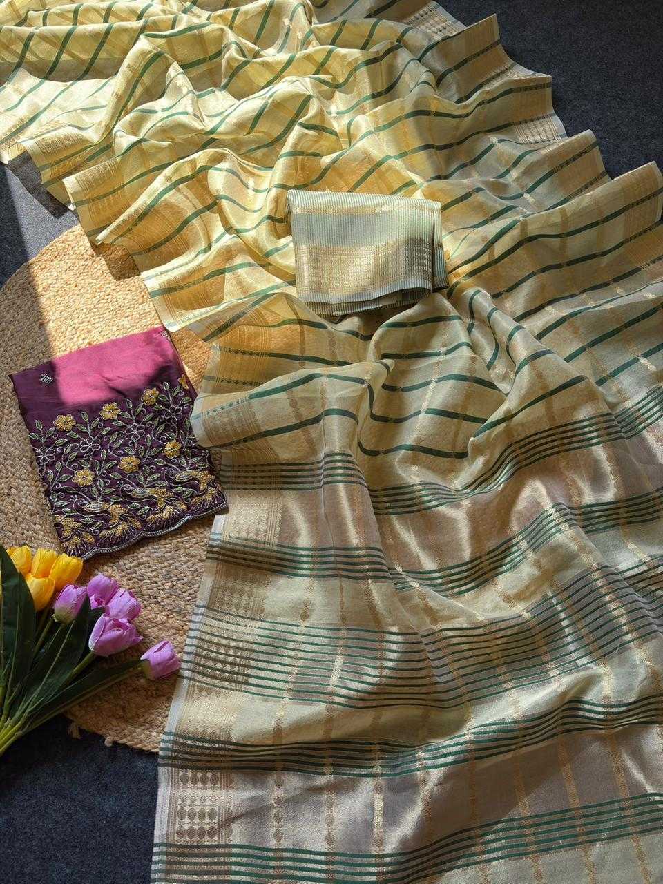YNF Wholesale Tissue Designer Sarees KESH592 Aavya | Surat Manufacturer