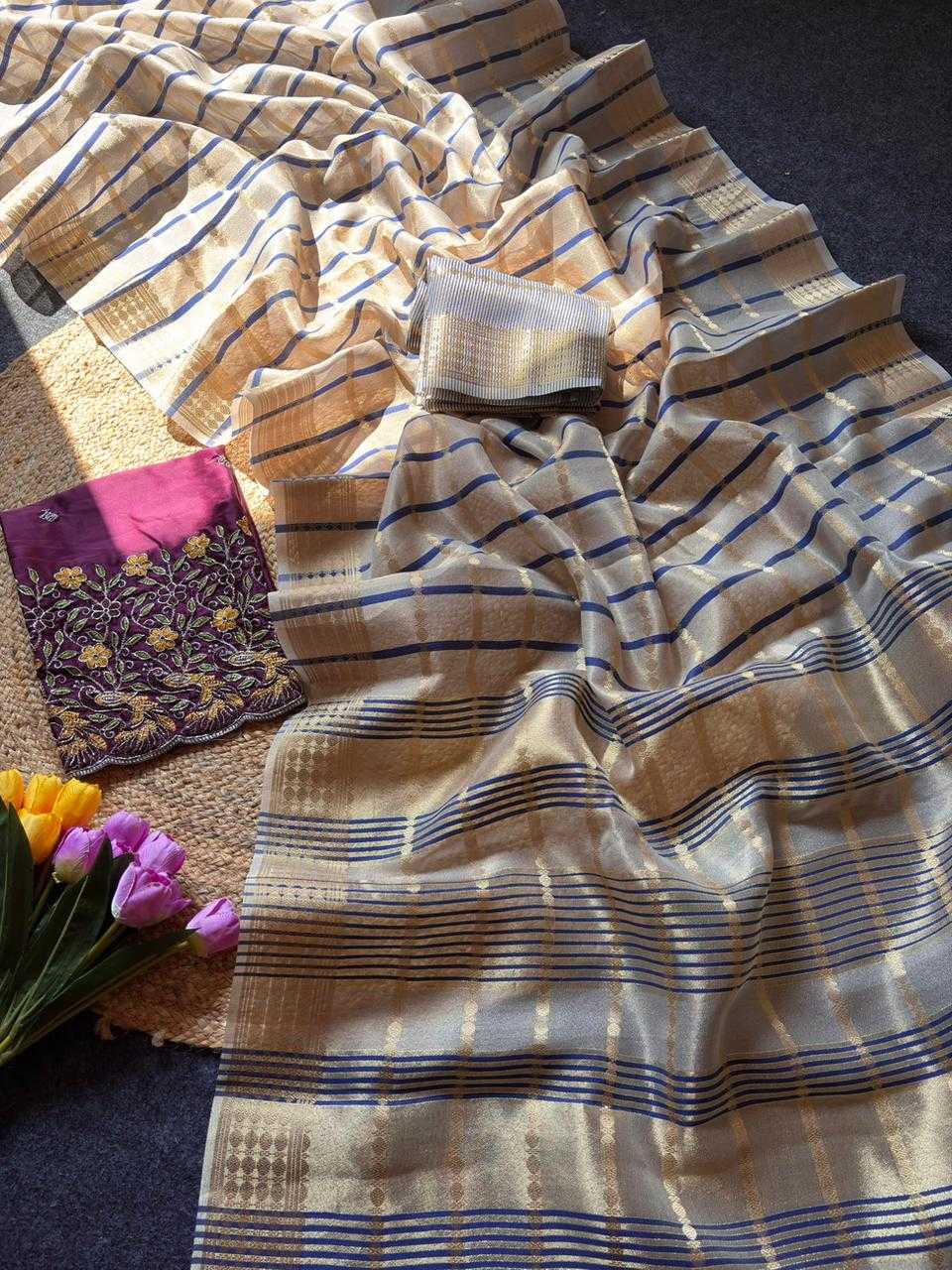 YNF Wholesale Tissue Designer Sarees KESH592 Aavya | Surat Manufacturer
