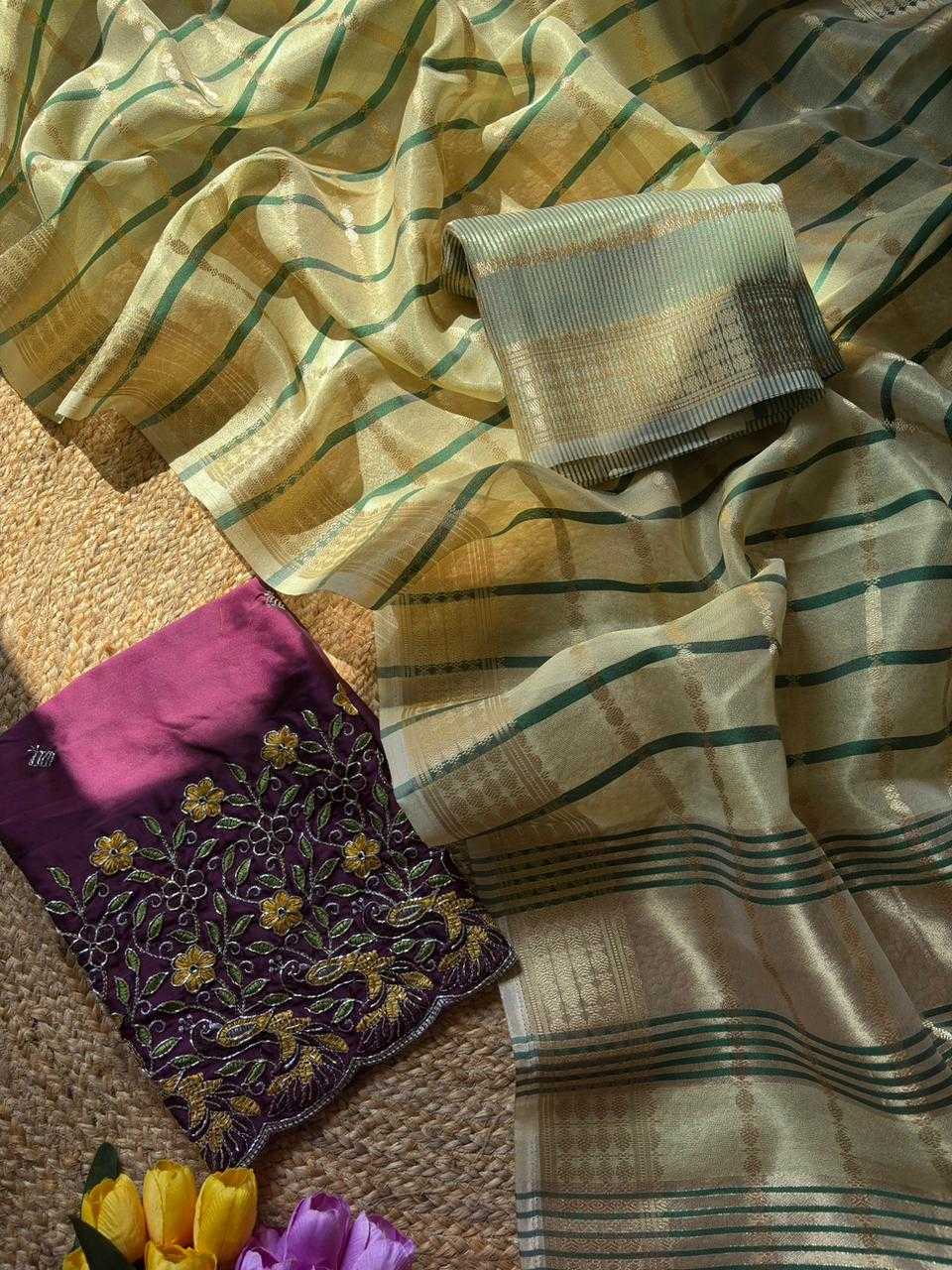YNF Wholesale Tissue Designer Sarees KESH592 Aavya | Surat Manufacturer