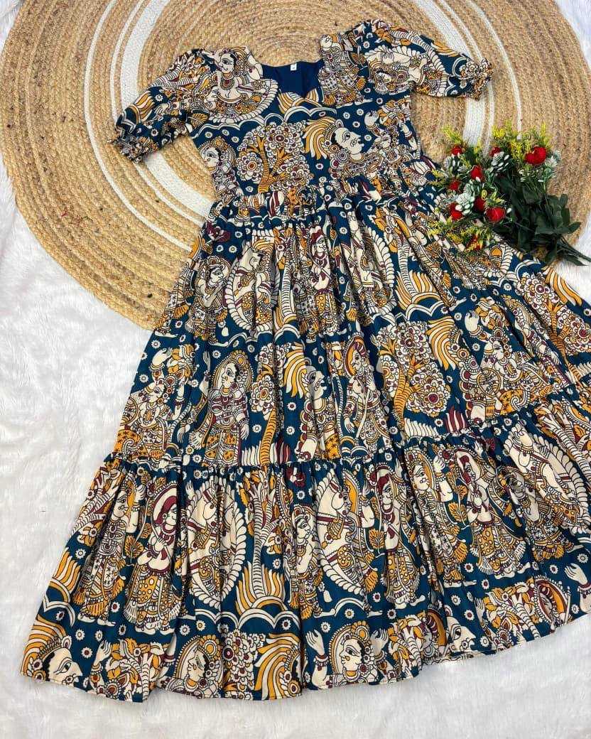 YNF Wholesale Cotton Printed Gowns KESH599 Chitralekha | Surat Manufacturer