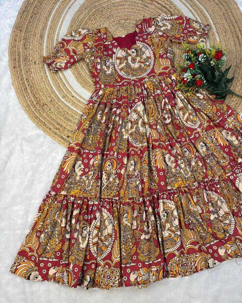 YNF Wholesale Cotton Printed Gowns KESH599 Chitralekha | Surat Manufacturer