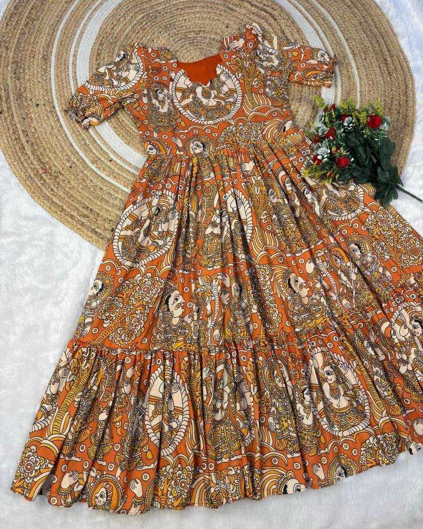 YNF Wholesale Cotton Printed Gowns KESH599 Chitralekha | Surat Manufacturer