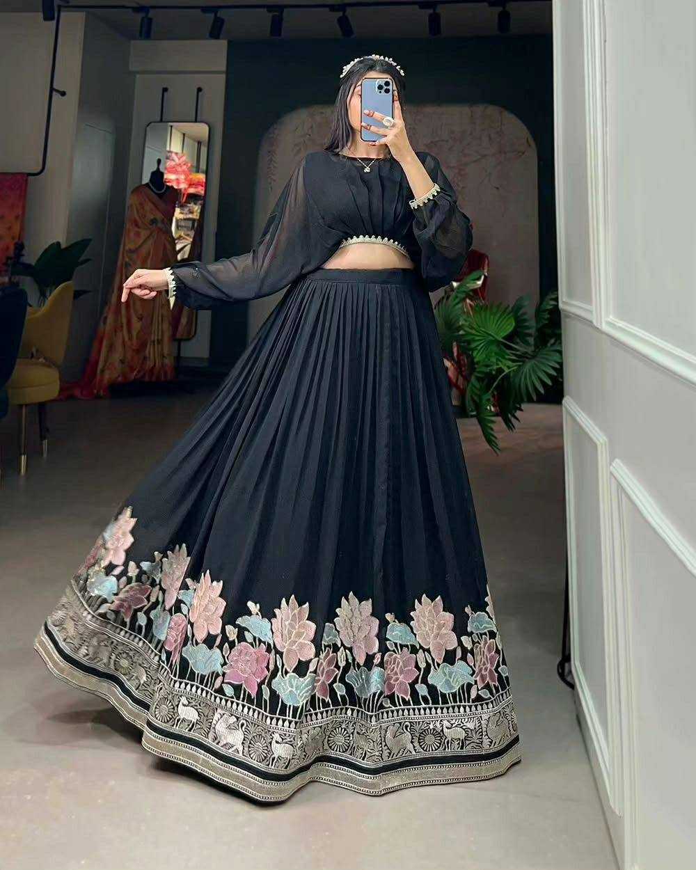 YNF Wholesale Faux Georgette Designer Lehenga KESH599 | Surat Manufacturer