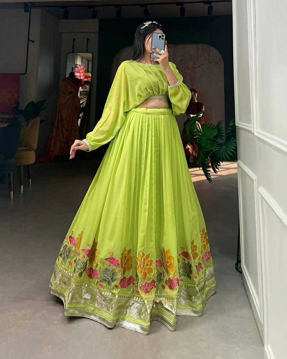 YNF Wholesale Faux Georgette Designer Lehenga KESH599 | Surat Manufacturer