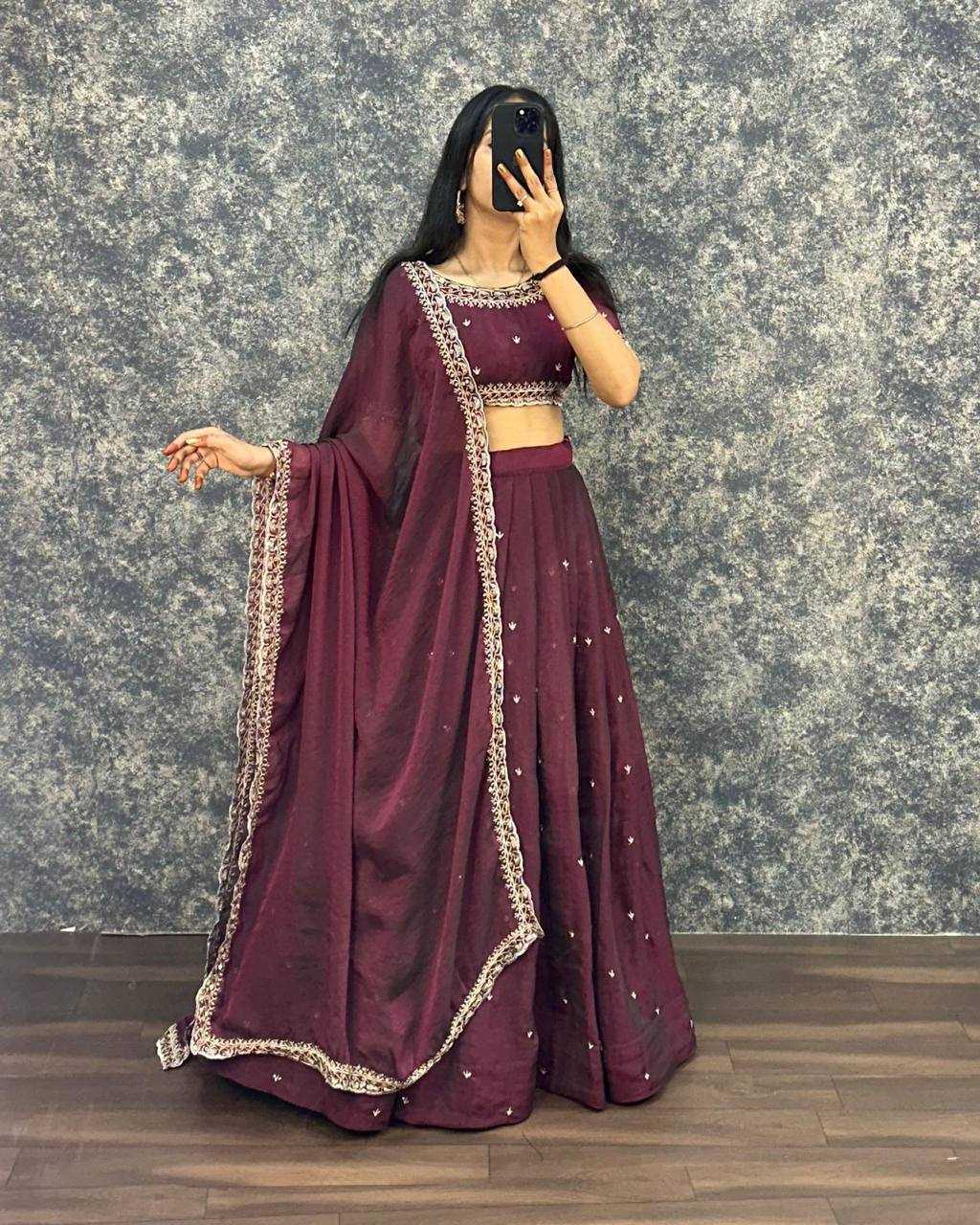 YNF Wholesale Tissue Silk Silk Lehenga KESH599 Jaimini | Surat Manufacturer