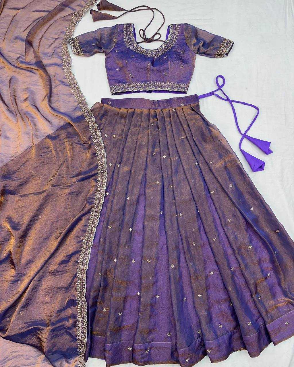 YNF Wholesale Tissue Silk Silk Lehenga KESH599 Jaimini | Surat Manufacturer