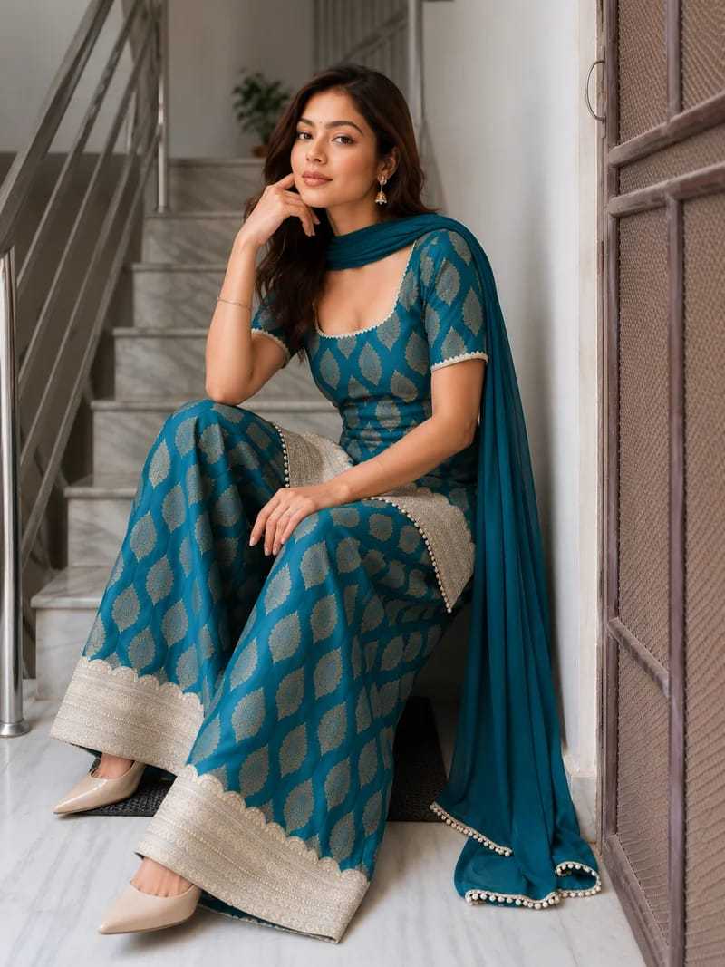 YNF Wholesale Banarasi Soft Silk Sharara Salwar Suits KESH602 1322 | Surat Manufacturer
