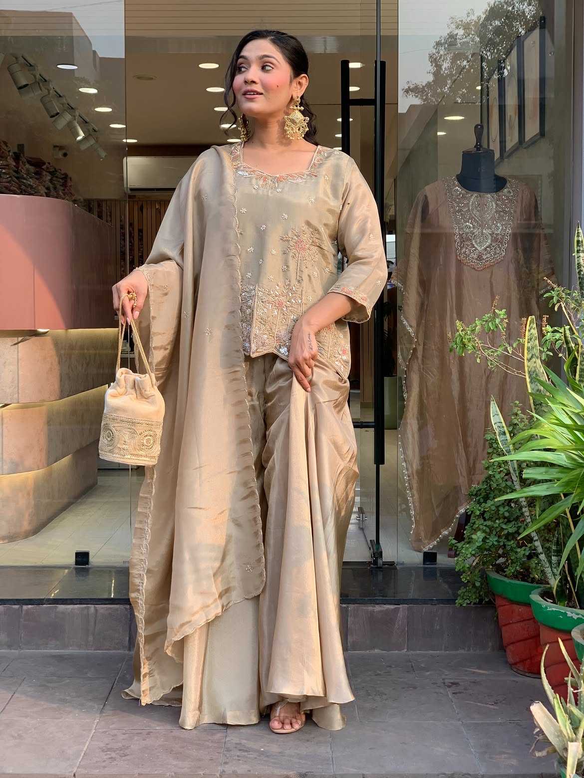 YNF Wholesale Simar Silk Sharara Salwar Suits KESH602 Festive | Surat Manufacturer