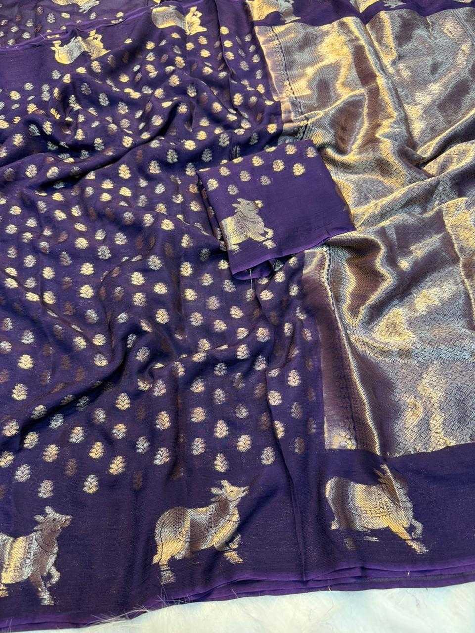 YNF Wholesale Crepe Silk Designer Silk Sarees KESH604 Amaira | Surat Manufacturer