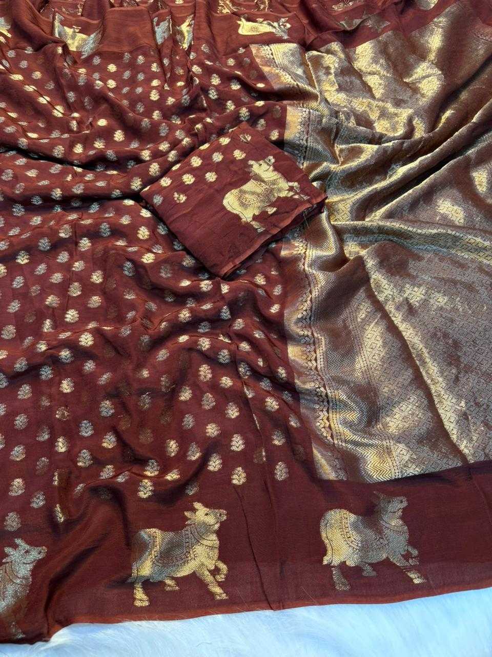 YNF Wholesale Crepe Silk Designer Silk Sarees KESH604 Amaira | Surat Manufacturer