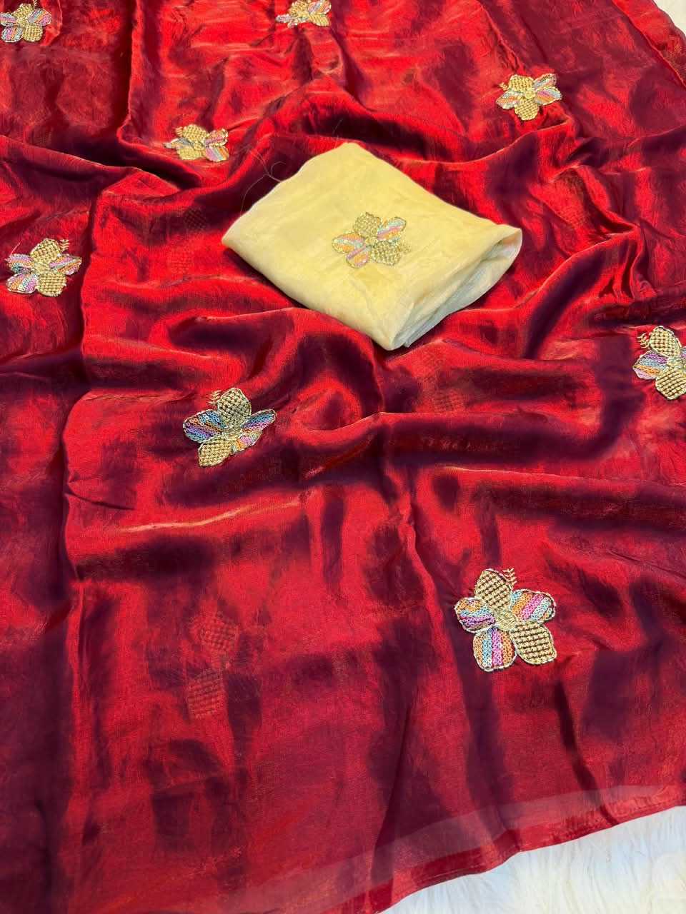 YNF Wholesale Satin Designer Sarees KESH604 Peacock | Surat Manufacturer