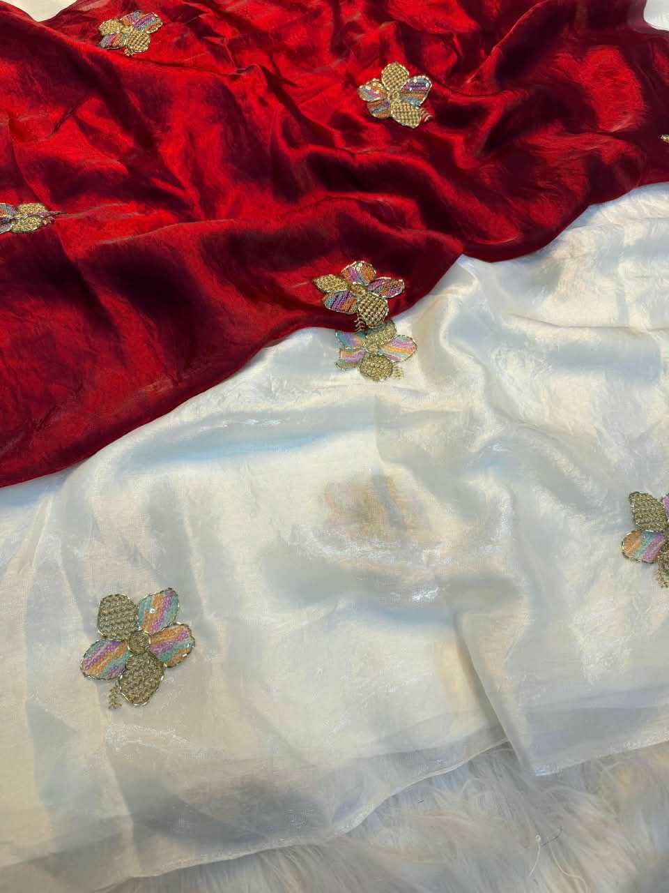 YNF Wholesale Satin Designer Sarees KESH604 Peacock | Surat Manufacturer
