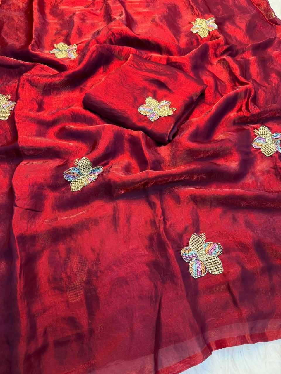 YNF Wholesale Satin Designer Sarees KESH604 Peacock | Surat Manufacturer