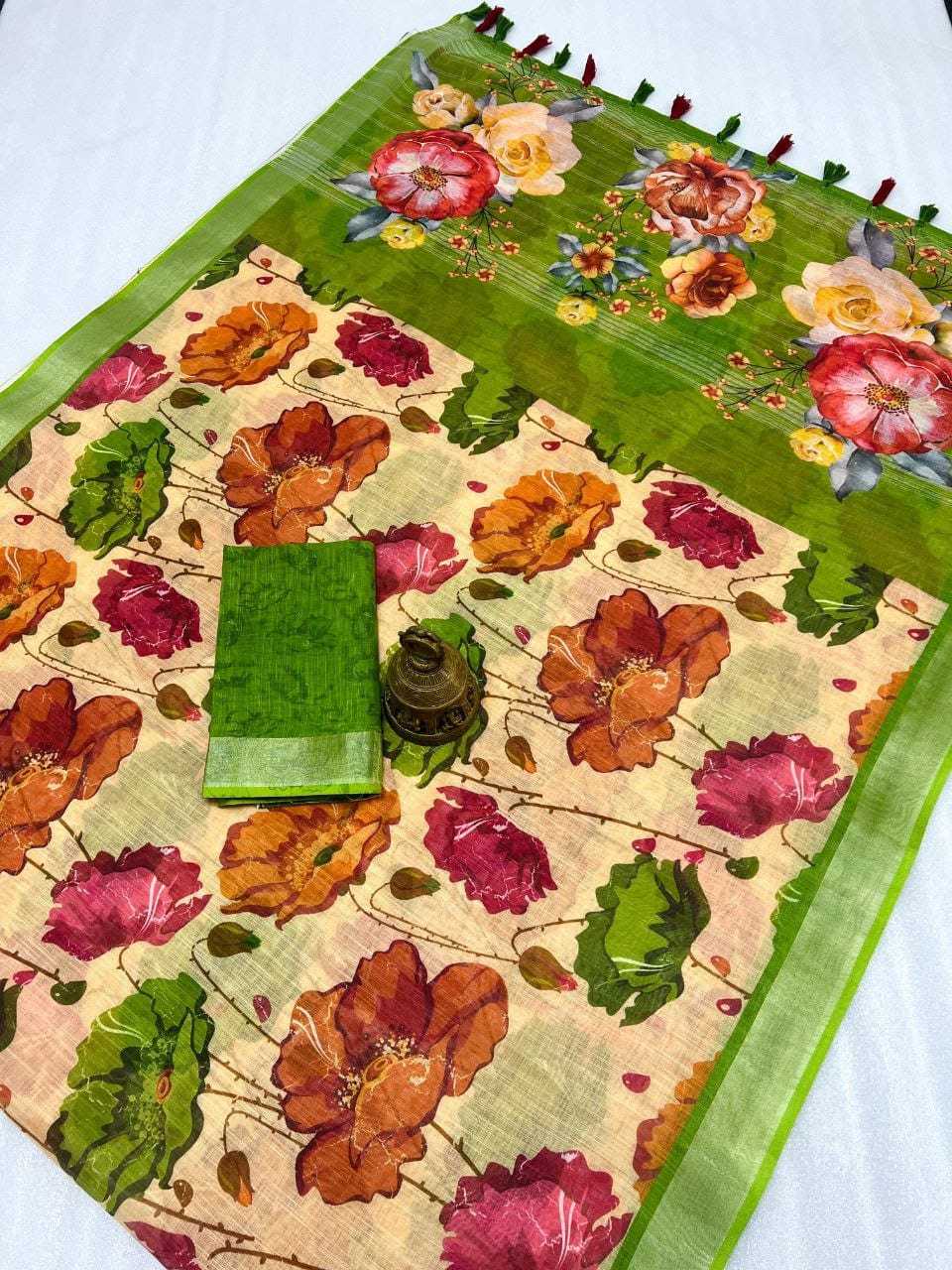 YNF Wholesale Linen Designer Sarees KESH605 465 | Surat Manufacturer