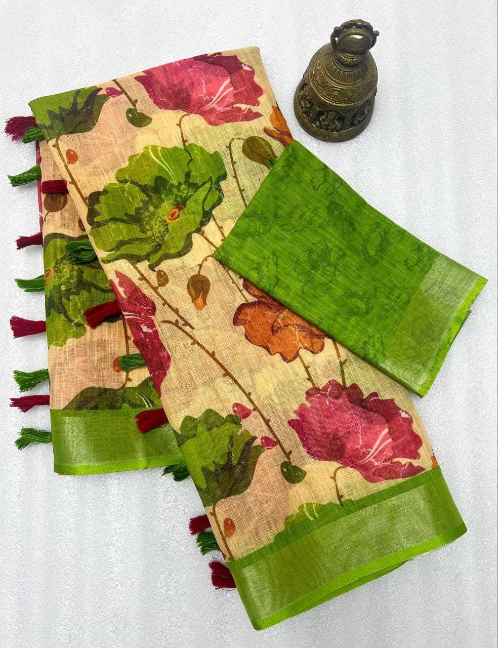 YNF Wholesale Linen Designer Sarees KESH605 465 | Surat Manufacturer