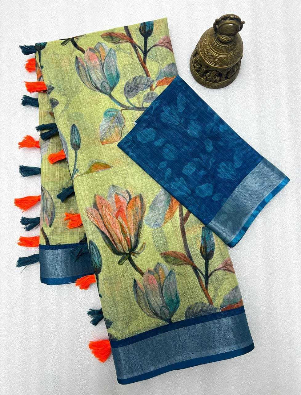 YNF Wholesale Linen Designer Sarees KESH605 465 | Surat Manufacturer