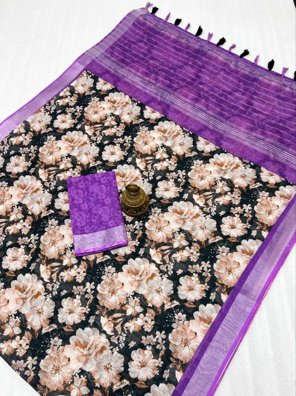 YNF Wholesale Linen Designer Sarees KESH605 465 | Surat Manufacturer